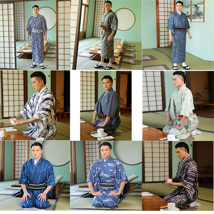 Trang Phục Kimono Truyền Thống Nhật Bản Yukata Nam Nhật Bản (oder )