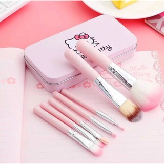 Bộ cọ trang điểm 7in1 Hello Kitty dễ thương -shophn