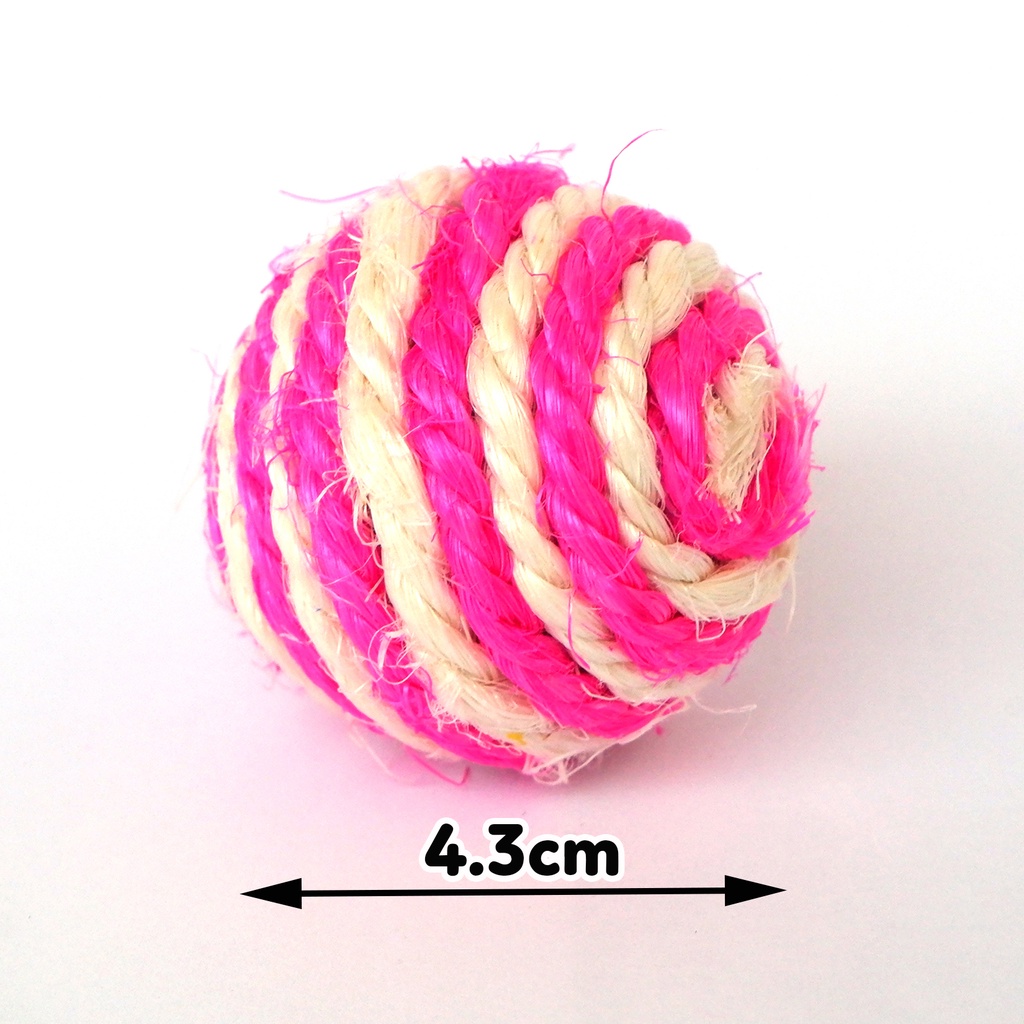 Đồ chơi cho mèo bóng thừng banh dây cuộn lapeta