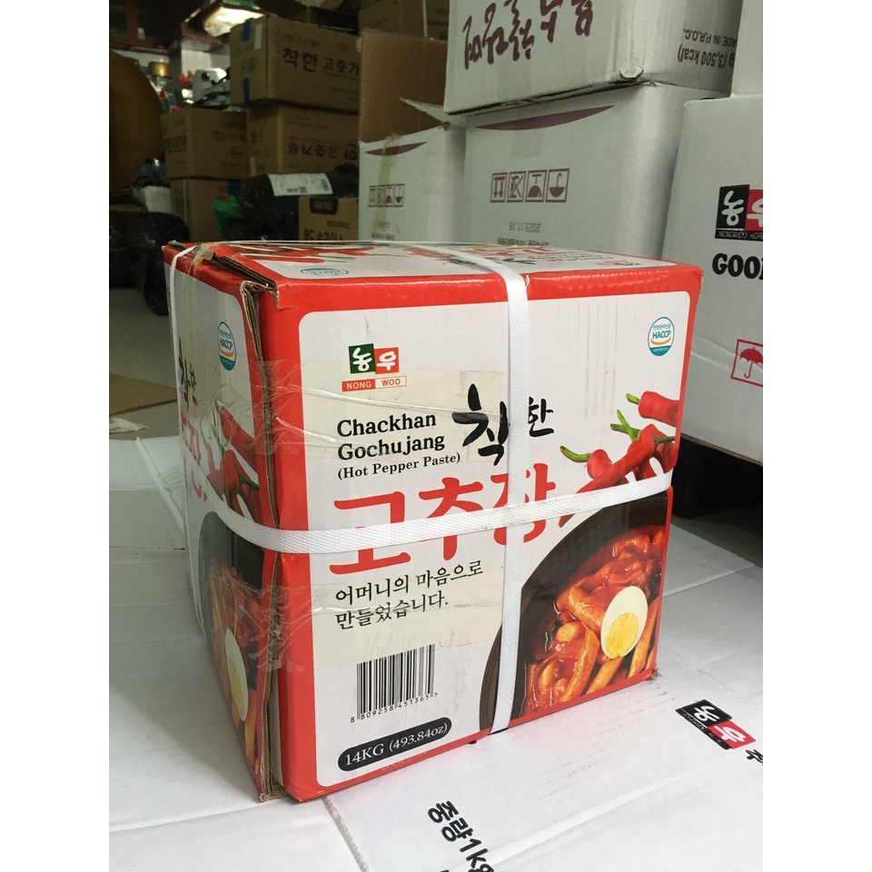 Tương Ớt Gochujang 14Kg Nong Woo ( Nhập Khẩu Trực Tiếp )