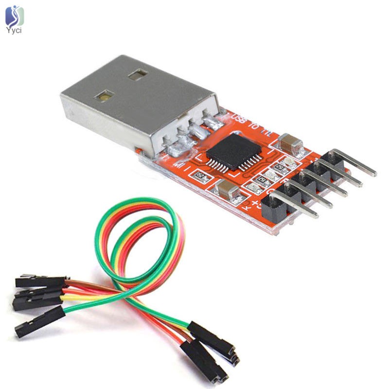 Dây Cáp Chuyển Đổi Usb 2.0 Sang Ttl Uart 5pin Cp2102 Stc Prgmr Free