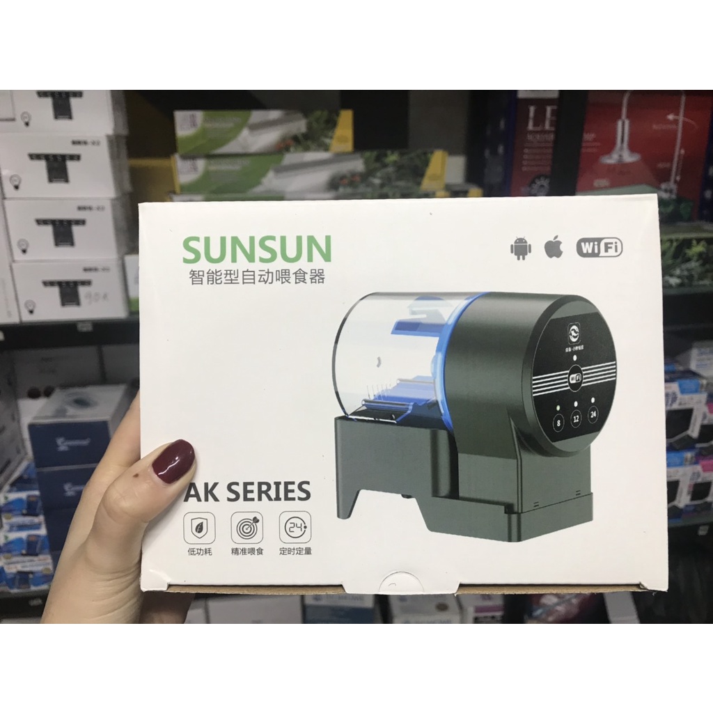 Máy cho cá tự động SUNSUN AK -01S