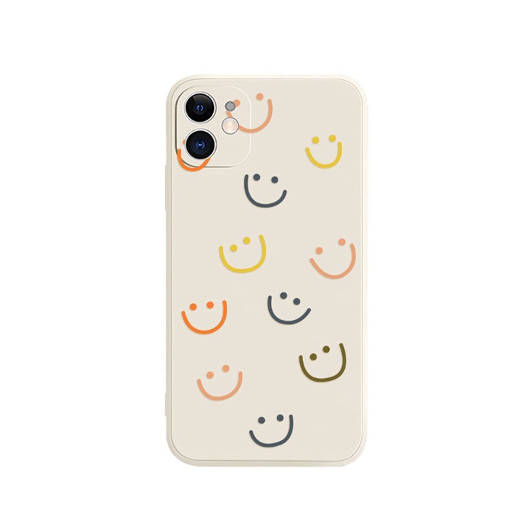 Ốp lưng iphone ✨DECASE's ✨ BASIC Mặt cười cạnh vuông 6/6plus/6s/6splus/7/7plus/8/8plus/x/xr/xs/11/12/13/pro/max/plus | BigBuy360 - bigbuy360.vn