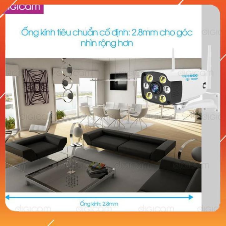 [FreeShip - Giá Hủy Diệt] Camera YooSee ngoài trời Siêu nét 2.0mpx 1080P - 2 Anten | BigBuy360 - bigbuy360.vn