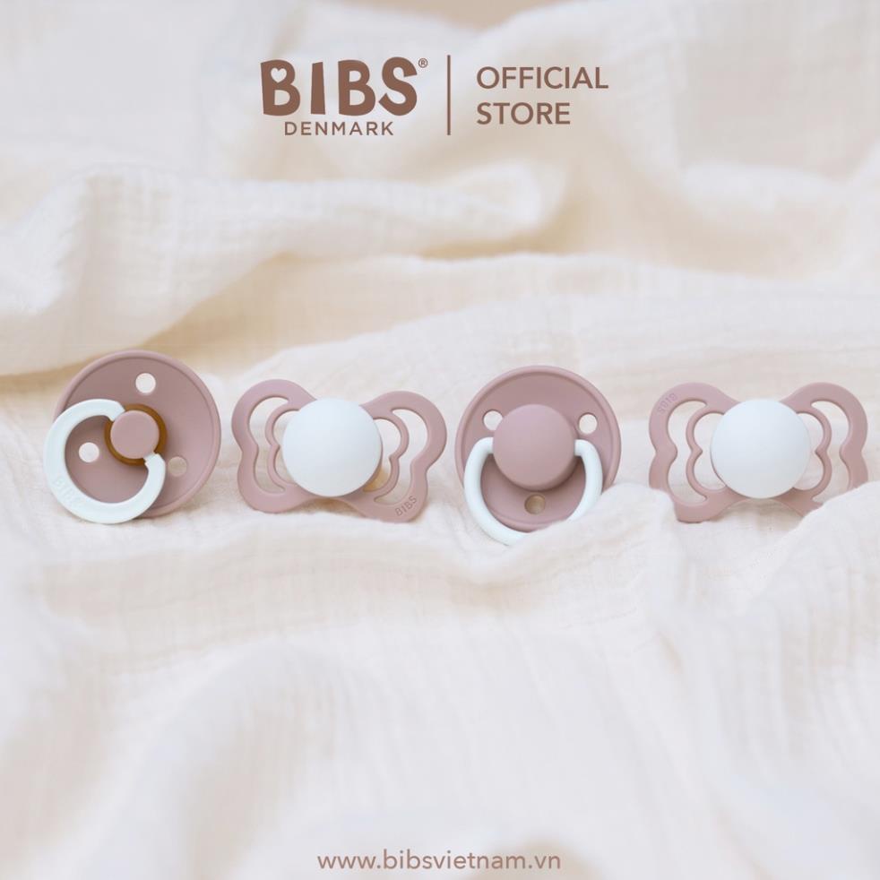 &lt;TẶNG NĂP ĐẬY / HỘP&gt; Ty ngậm BIBS Colour chính hãng Đan Mạch