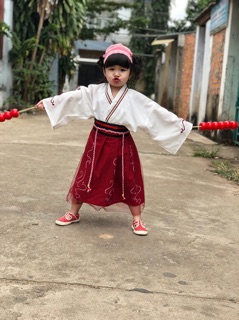 Hán phục cách tân cho bé. ( hàng ord)