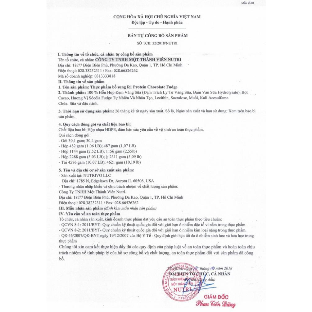 RULE1 PROTEIN ISOLATE - BỔ SUNG PROTIEN WHEY GIÚP PHÁT TRIỂN CƠ BẮP