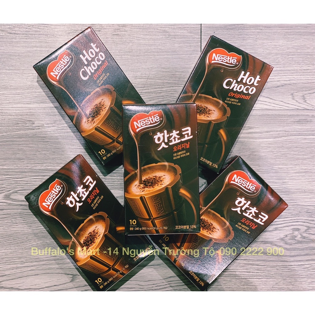 Bột cacao Nestle hot choco 240g -Hàng Nhập khẩu chính hãng