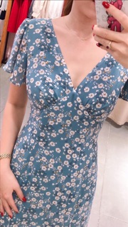 ĐẦM VOAN HOA ĐUÔI CÁ