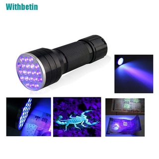 Đèn Pin Mini 21 Bóng LED UV Siêu Sáng Bằng Nhôm