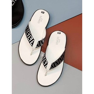 DÉP KẸP NAM (KM 10K) FD TRẮNG QUAI TRẮNG HÀNG