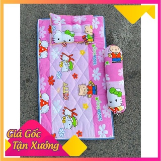 Bộ nệm gối cotton Thắng Lợi cho bé đi học