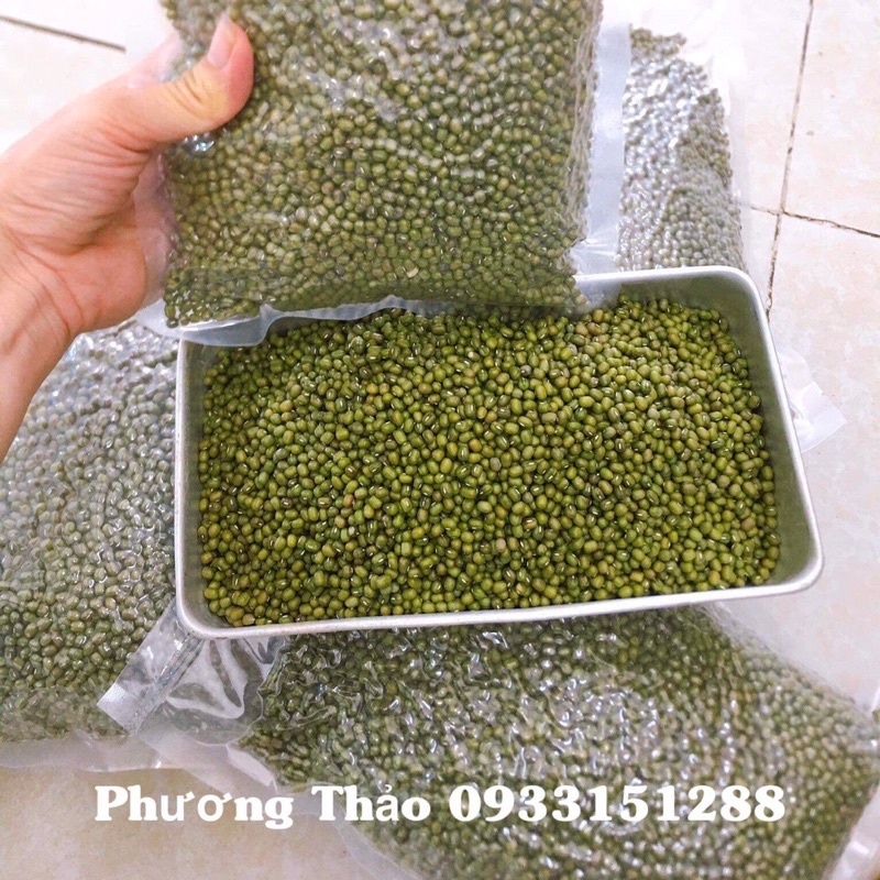 Đậu xanh làm giá đỗ xanh quê nguyên vỏ 1kg đóng gói hút chân không hàng y ảnh | BigBuy360 - bigbuy360.vn
