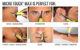 [SALE 10%] Máy cạo râu Micro Touch Max có đèn