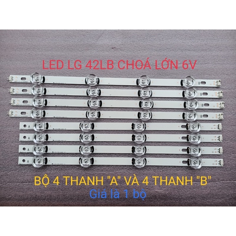 BỘ LED TIVI LG 42 LB550V/ LB5610/ LB5600/LB5800/ LB5820/ LB6500/ LF550T/ LF580V/ LX530 MỚI 100%