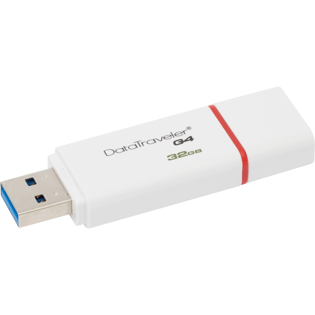 [USB tốc độ 3.0] USB Kingston 3.0 DataTraverler G4 - 32GB - Màu trắng bảo hành 5 năm ! | BigBuy360 - bigbuy360.vn