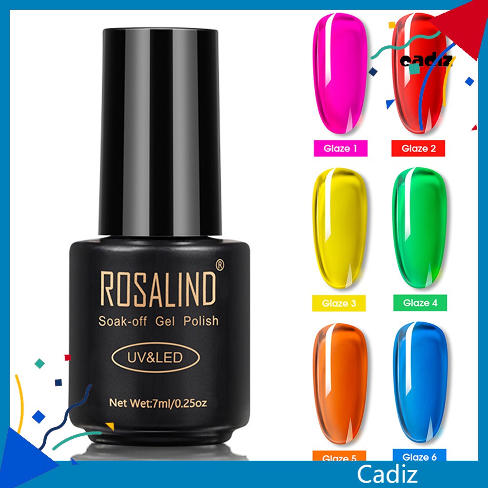 [Hàng mới về] Lọ gel sơn móng tay UV tông màu hổ phách 7ml CZ