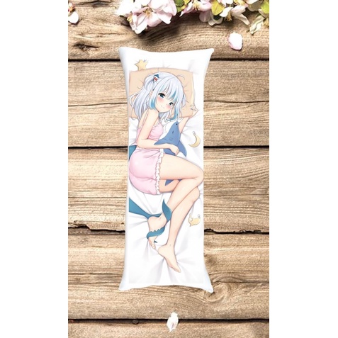 Gối dakimakura Gure Gawr Vtuber Hololive 40cmx1m /Gối ôm Gure Gawr