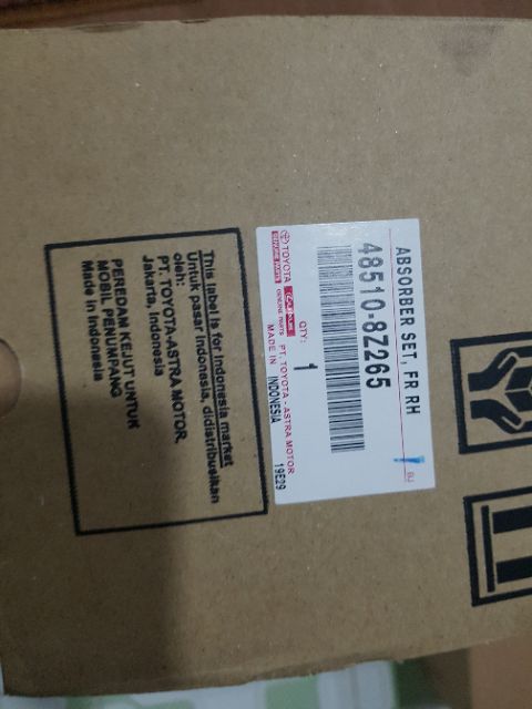 2 Phuộc trước toyota innova -Indonesia