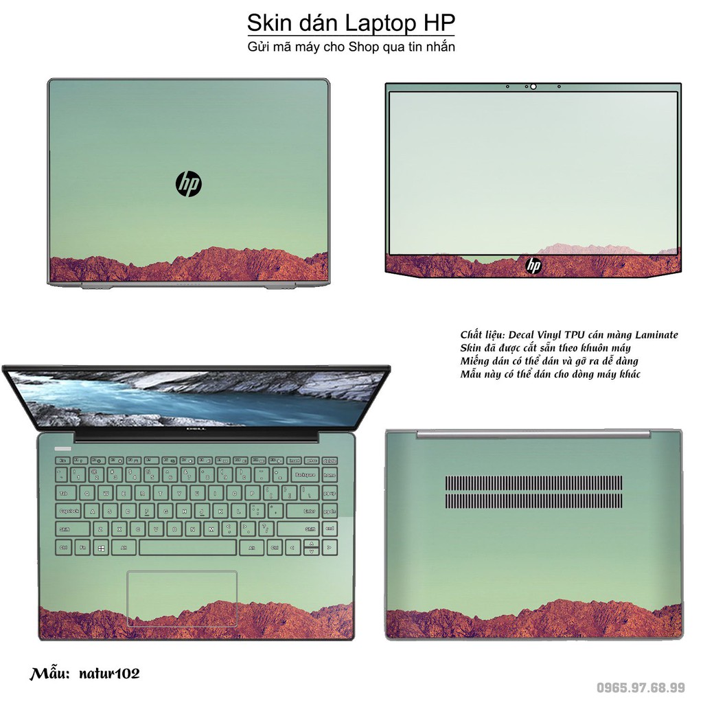 Skin dán Laptop HP in hình thiên nhiên _nhiều mẫu 5 (inbox mã máy cho Shop)