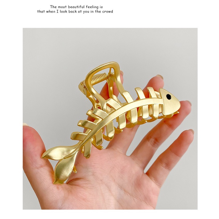 Kẹp Tóc Càng Cua MALANO Kẹp Tóc Hàn Quốc Hình Xương Cá Thời Trang Xinh Xắn Dành Cho Nữ FA-001279