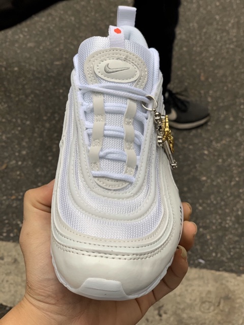 GIÀY AIR MAX97 ( TRẮNG ĐẾ KHÍ XANH - FULL BOX TẶNG KÈM MÓC KHÓA)