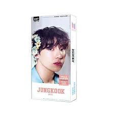 Hộp bưu thiệp Jungkook BTS 30 tấm lomo+ 30 thiệp + 120 hình dán