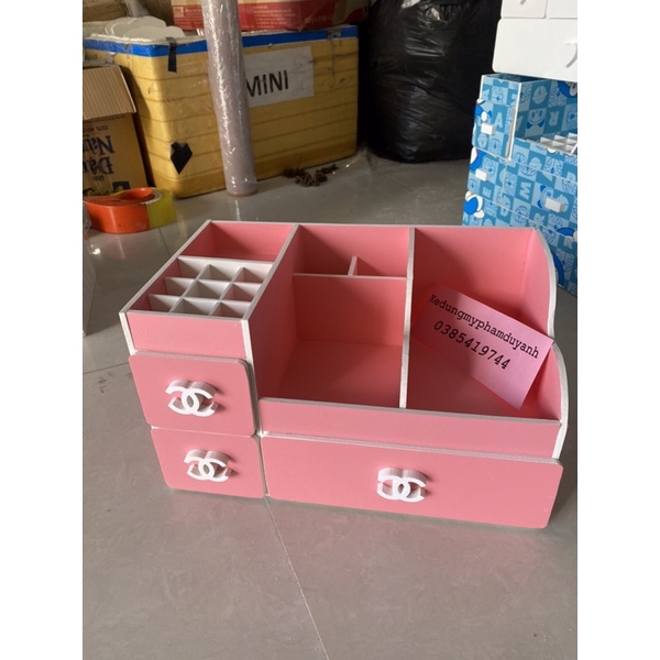 kệ mỹ phẩm max hồng phấn mới 35cm