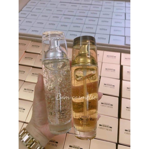 Serum bergamo /Tinh chất dưỡng da Bergamo 24K Gold Brilliant Essence 110ml