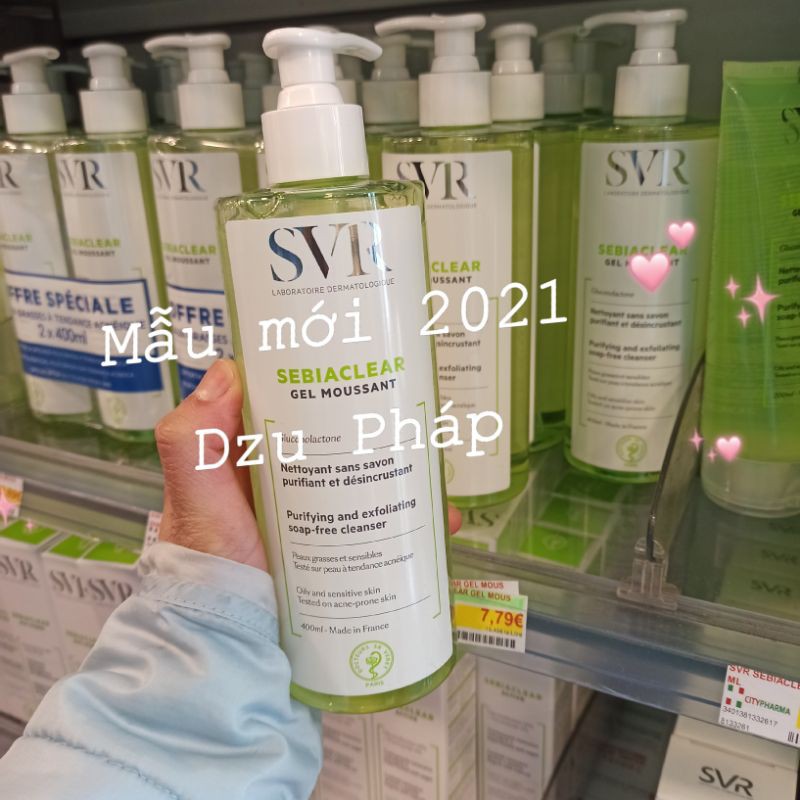 Sữa rửa mặt dạng gel SV.R 400ml