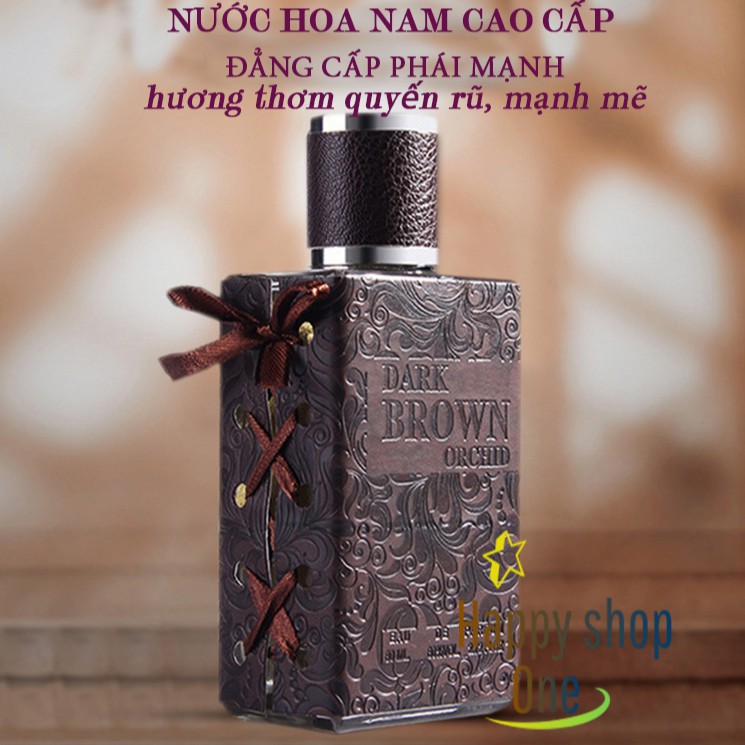 Nước Hoa Nam Chính Hãng Thơm Lâu Mini Dark Brawn Chai 80ml Đẳng Cấp Vượt Trội Lưu Hương Đến 10h