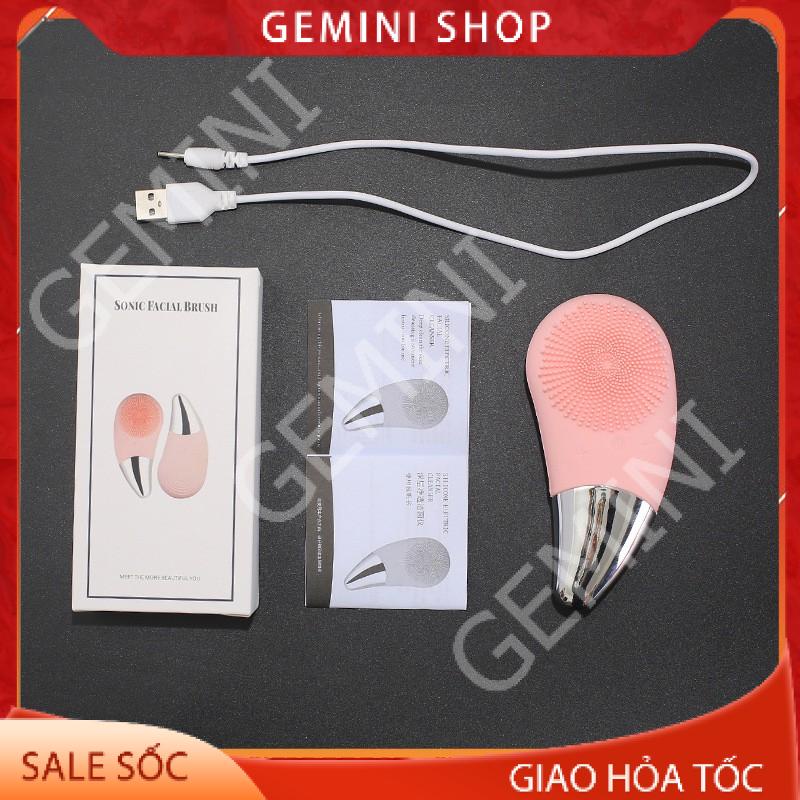 Máy Rửa Mặt SONIC 3 trong 1 rửa mặt sóng siêu âm đẩy lùi nếp nhăn JJ050 GEMINI SHOP