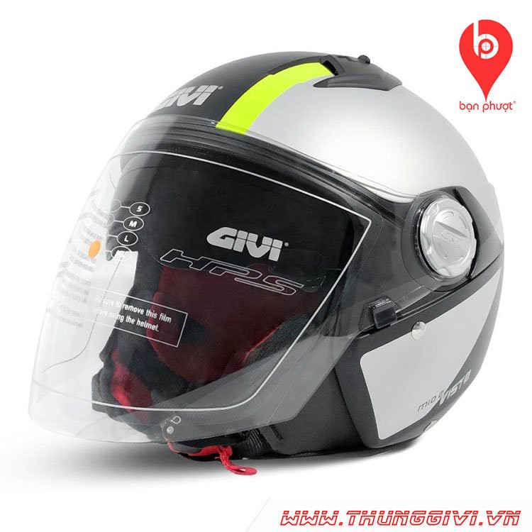 Nón 3/4 Givi M10.2 Vista M102FBDBK