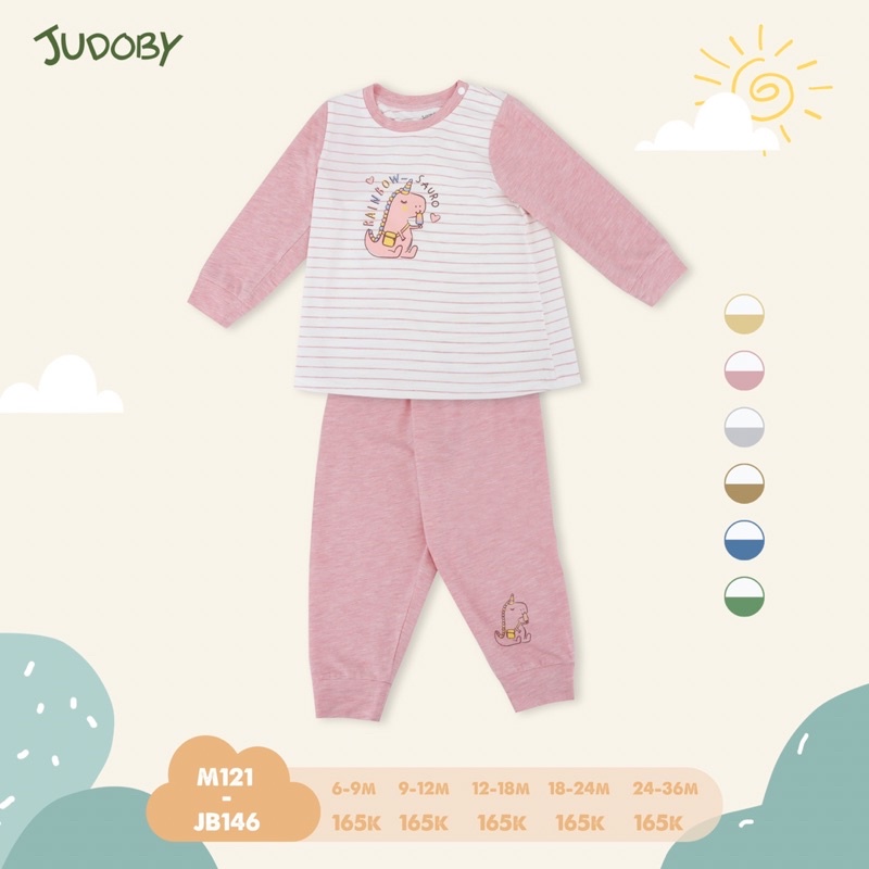 Bộ dài tay thu đông Dokma - Judoby cho bé trai, bé gái mẫu mới 2022 JB146