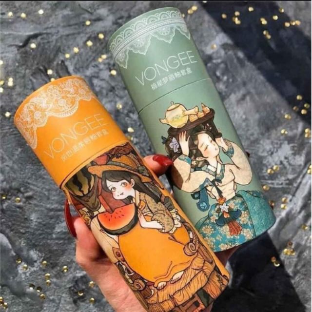 [Hàng có sẵn] SET SON CỔ TRANG NỘI ĐỊA TRUNG VONGEE - SET 5 THỎI VÀ SET 6 THỎI