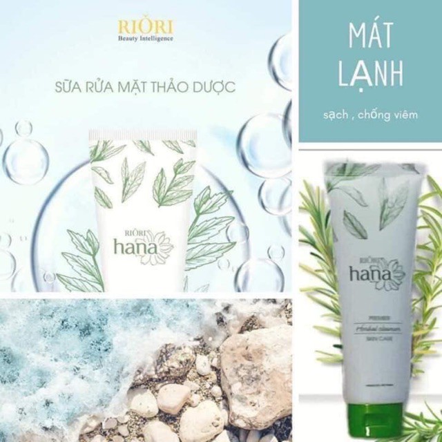 Sữa Rửa Mặt Thảo Mộc Riori - Hana Herbal Cleanser