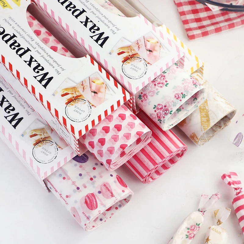 Set 10 Giấy Gói Bánh Mì / Burger / Khoai Tây Chiên Tiện Dụng