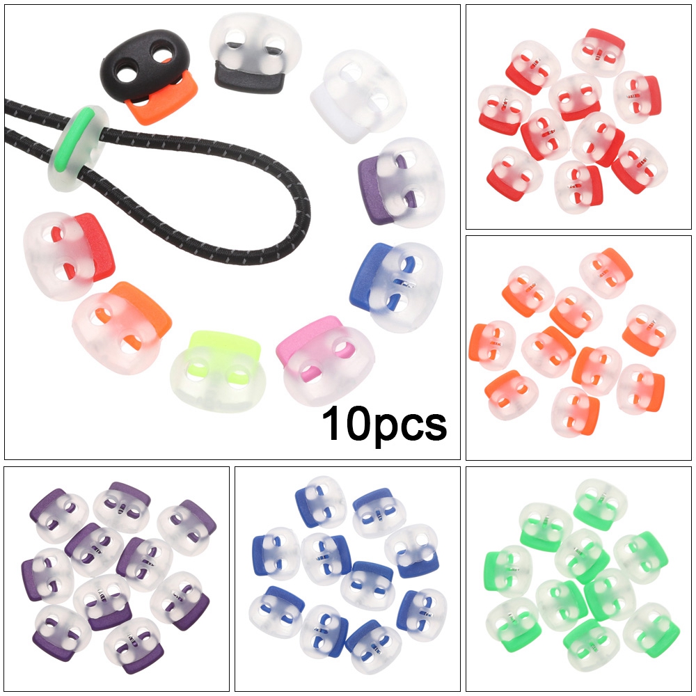 Set 10 Nút Khóa Dây Giày 18.5x17mm 4mm