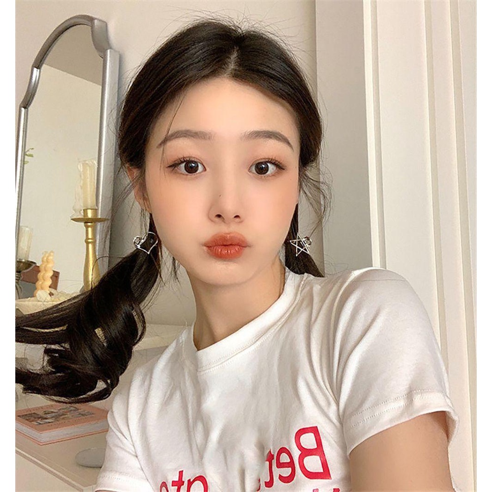 TWINKLE Kẹp Tóc Càng Cua Đính Nơ Kim Loại Thời Trang Ngọt Ngào Cho Nữ