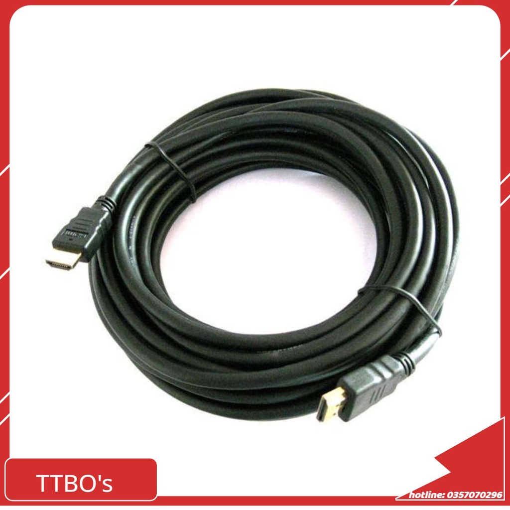 Dây HDMI tròn đen 7.0 dài 15M 20M 25M 30M hàng xịn TTBO's
