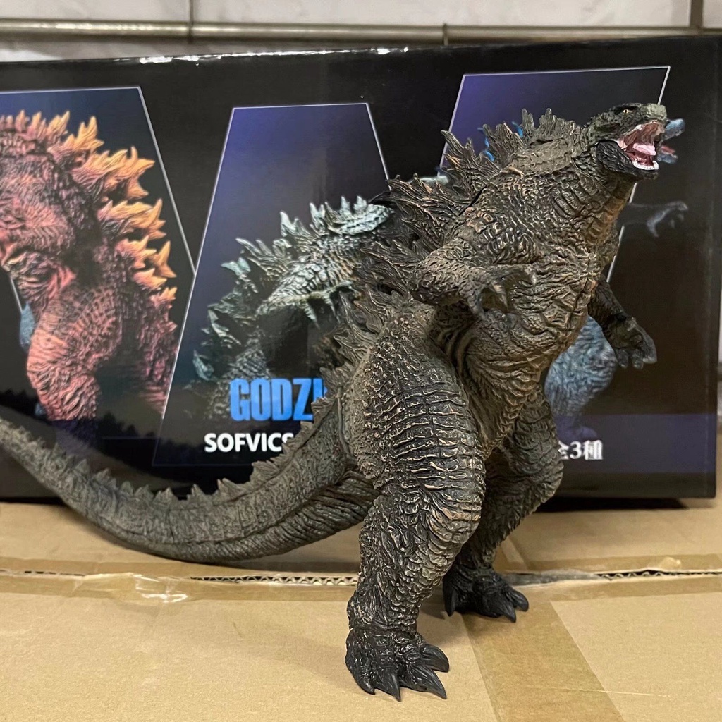 GODZILLA Vua của Quái vật Siêu khổng lồ Mô hình trang trí Godzilla Hình đóng hộp