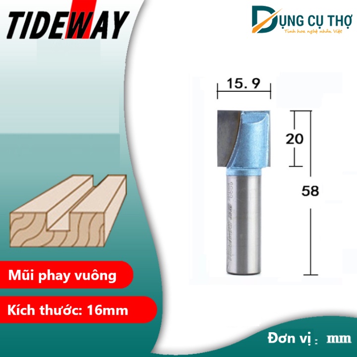 Mũi soi gỗ Tideway , soi vuông , soi ray trượt ngăn kéo , soi ổ khóa ... cao cấp