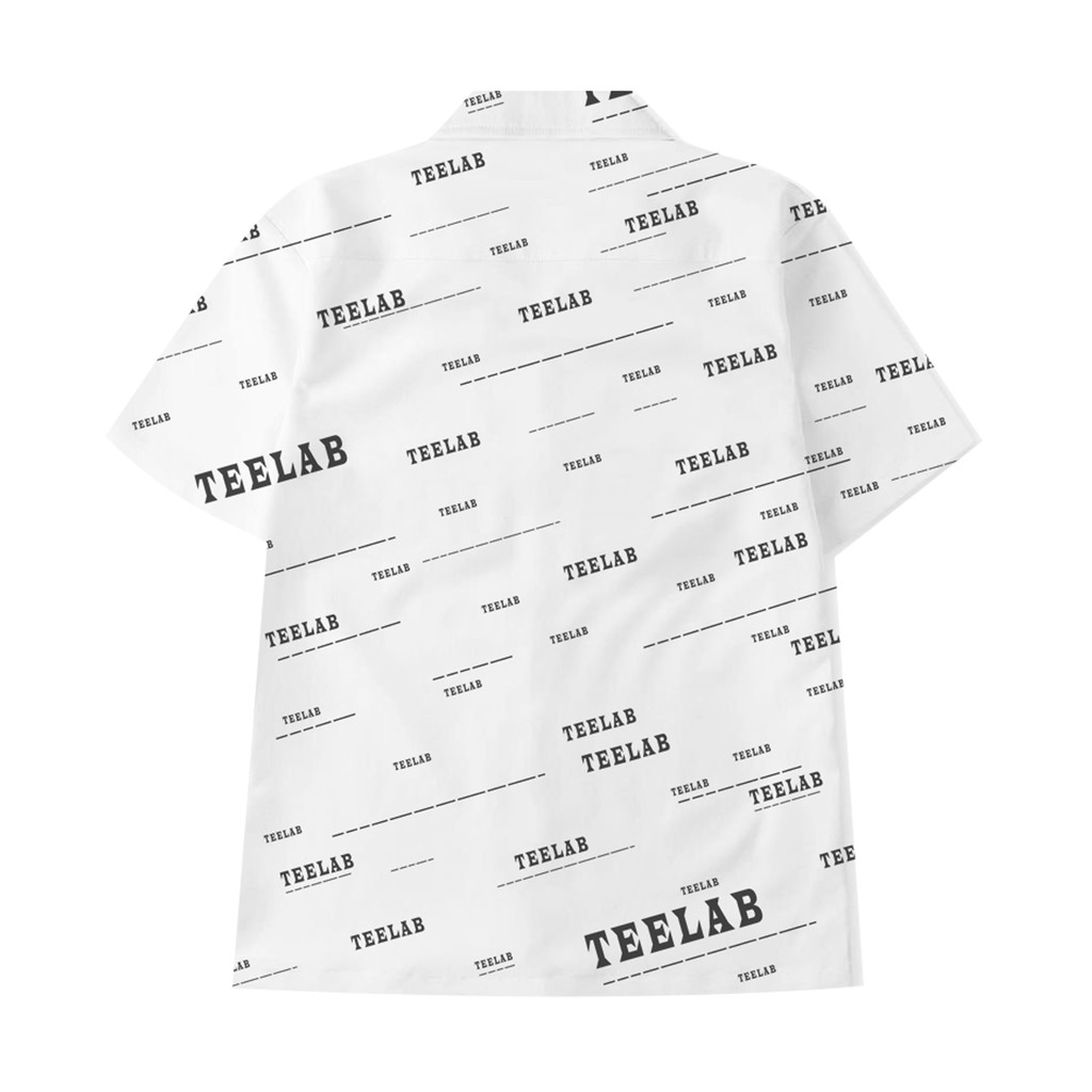 Áo Sơ Mi Nam Nữ Ngắn Tay Unisex Teelab monogram typo SS014