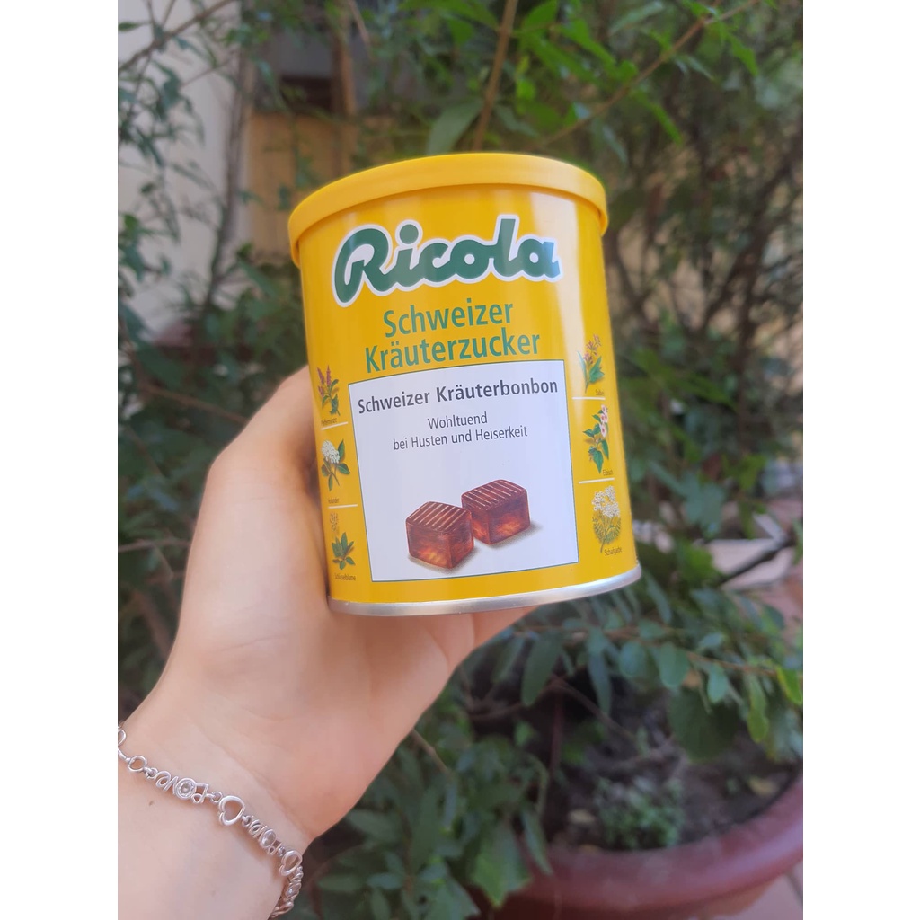 (Date T6/2025)Kẹo ngậm ho Ricola hộp 250g của đức mẫu mới nhất