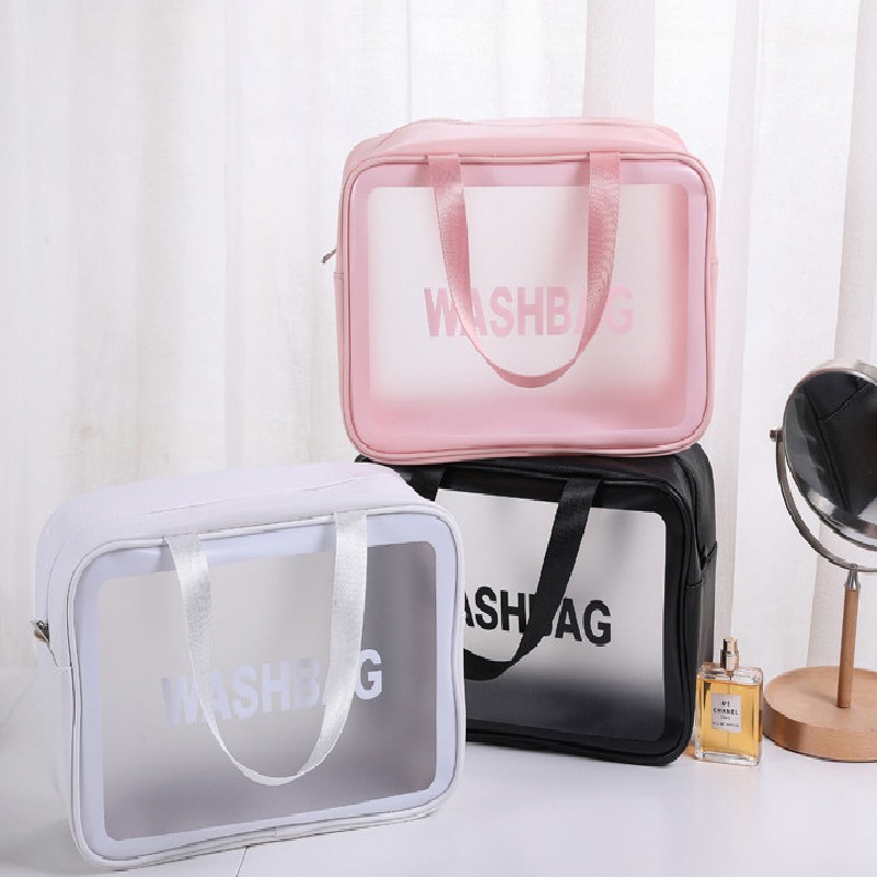 * CHỌN MÀU * Set 3 túi du lịch mini - bộ 3 túi trong suốt WashBag