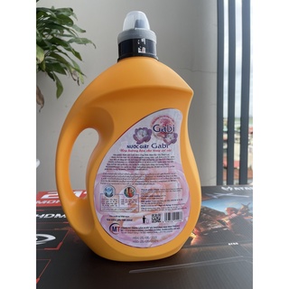Nước giặt xả quần áo 2 in 1 Gabi cao cấp thơm lâu, sạch sâu - Dung tích 3.6L
