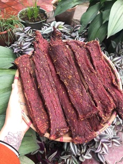 ĐẶC SẢN TÂY BẮC: THỊT LỢN GÁC BẾP 500G ( tặng kèm chẩm chéo)
