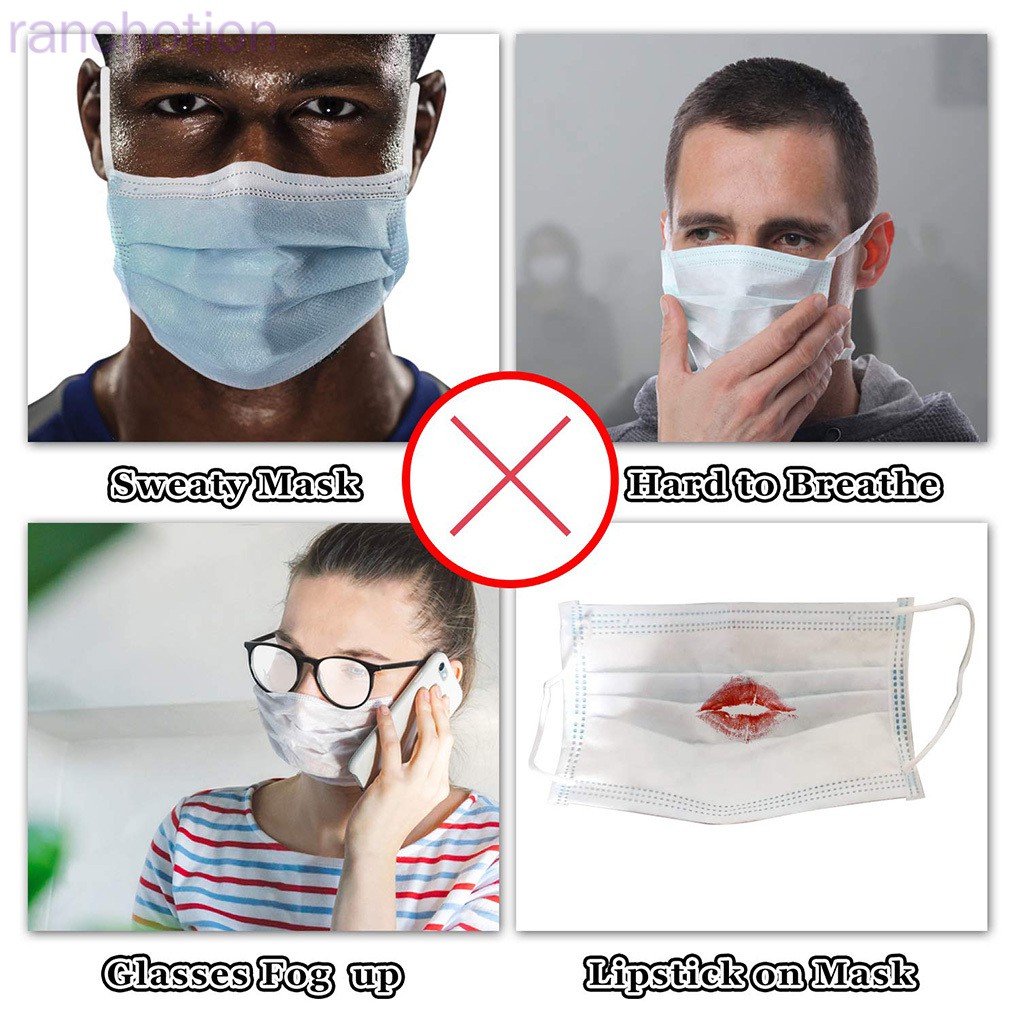 (Hàng Mới Về) Set 4 Khẩu Trang 3d Bằng Silicon Thoáng Khí Chất Lượng Cao