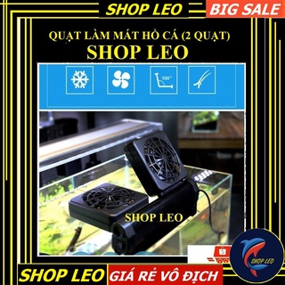 QUẠT LÀM MÁT BỂ THỦY SINH (2 FAN) - QUẠT LÀM MÁT BỂ CÁ - QUẠT GIẢM NHIỆT BỂ THỦY SINH - HỒ CÁ