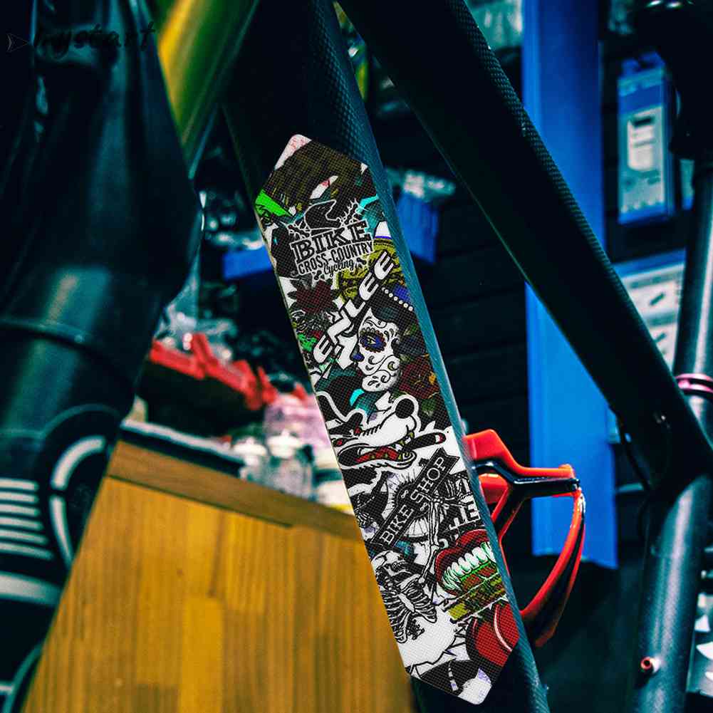 Miếng Dán Bảo Vệ Phuộc Trước Xe Đạp Leo Núi Hình 3D